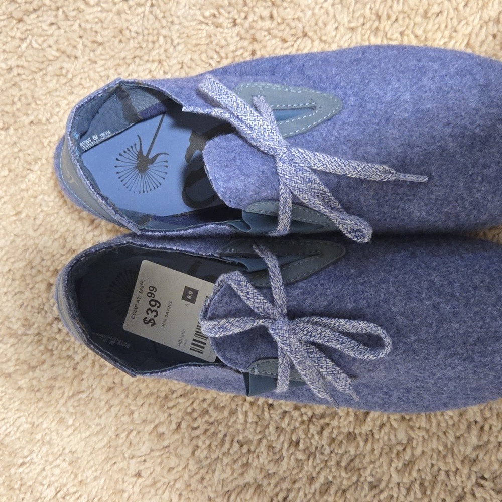 OTBT Blue Wool Sneakers - Picture 2 of 2